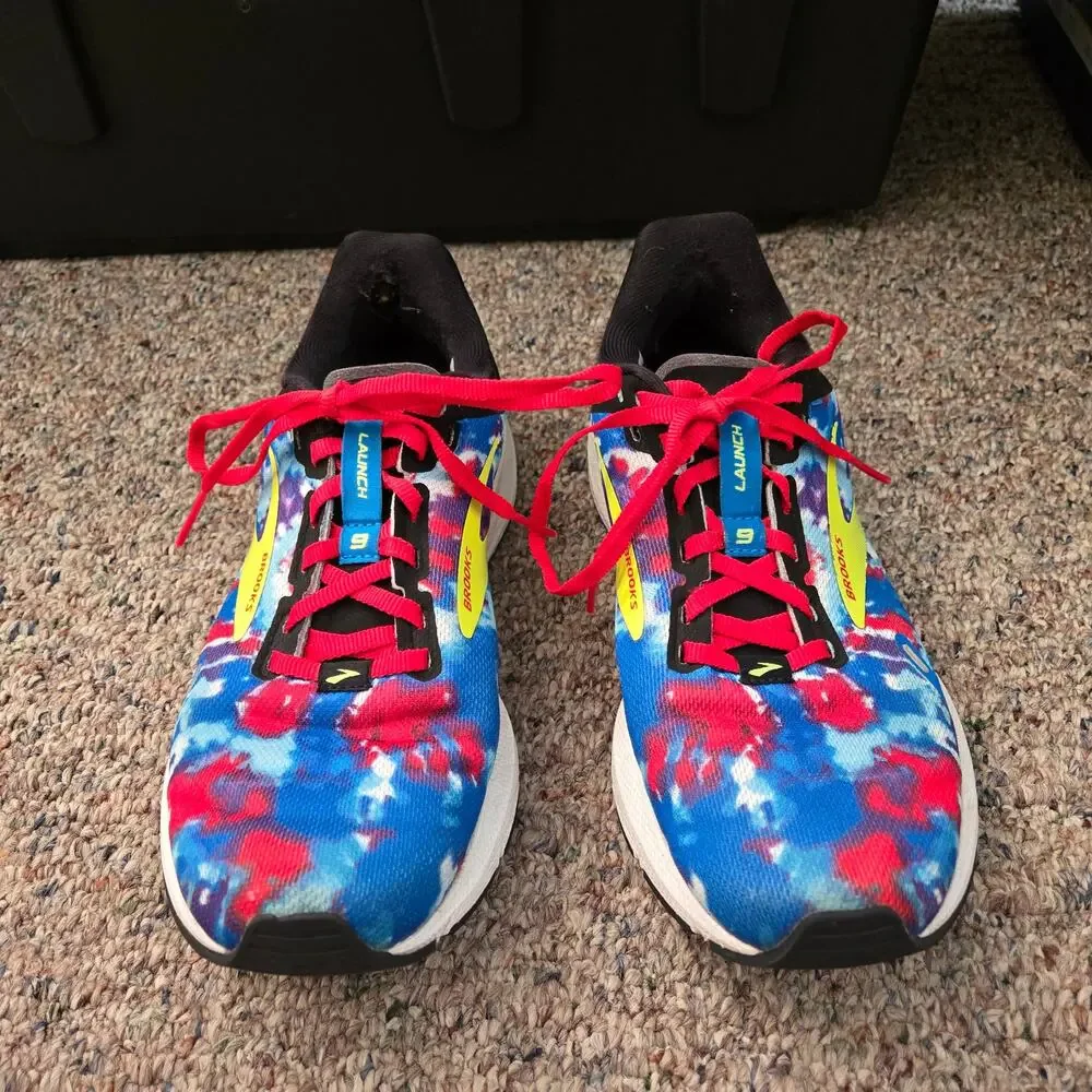 Brooks Launch 9 running shoes tie-dye Women's 6